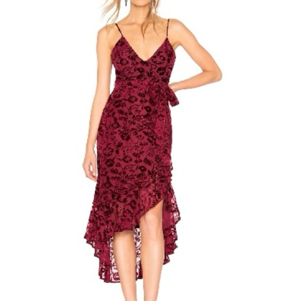 Lovers + Friends High Low Tie Waist Low Back Size M